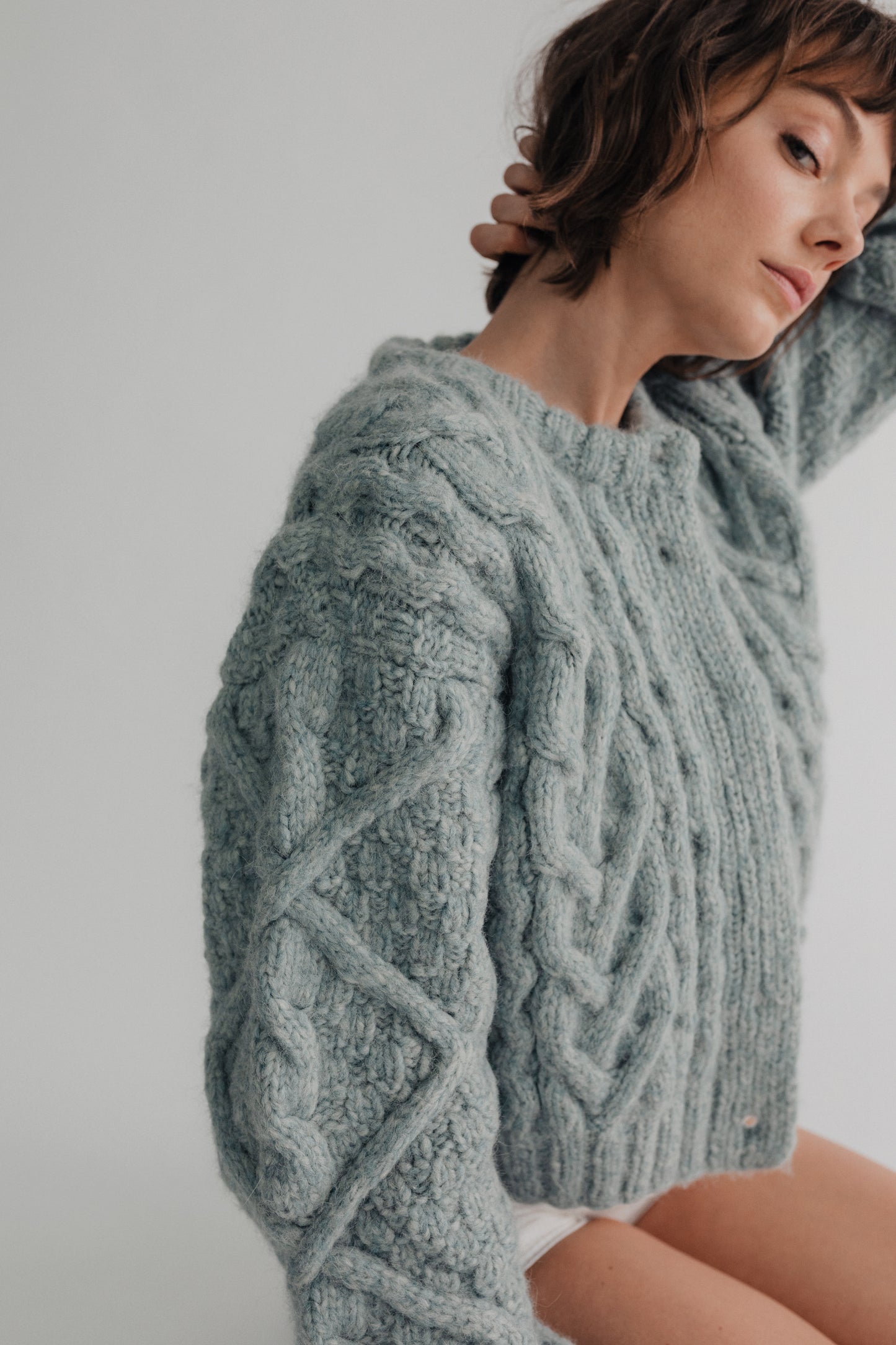 Yaga Day Cardigan - Sky