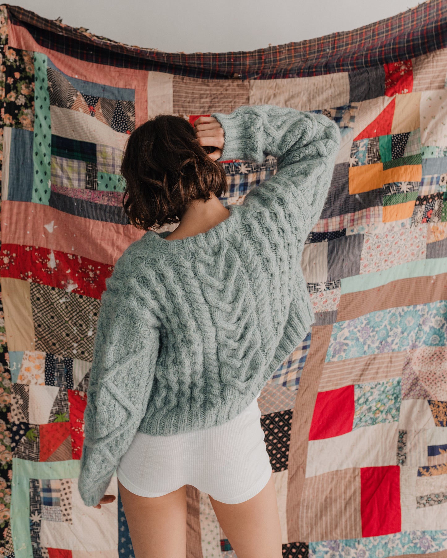Yaga Day Cardigan - Sky