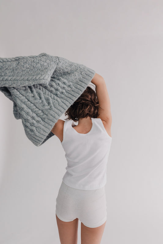 Yaga Day Cardigan - Sky